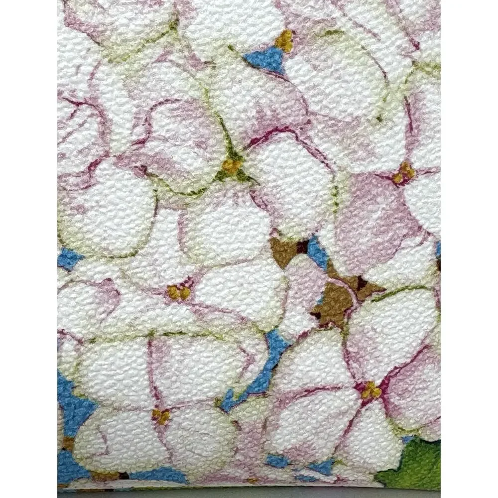 Dooney & Bourke Blue Floral Cosmetic Pouch